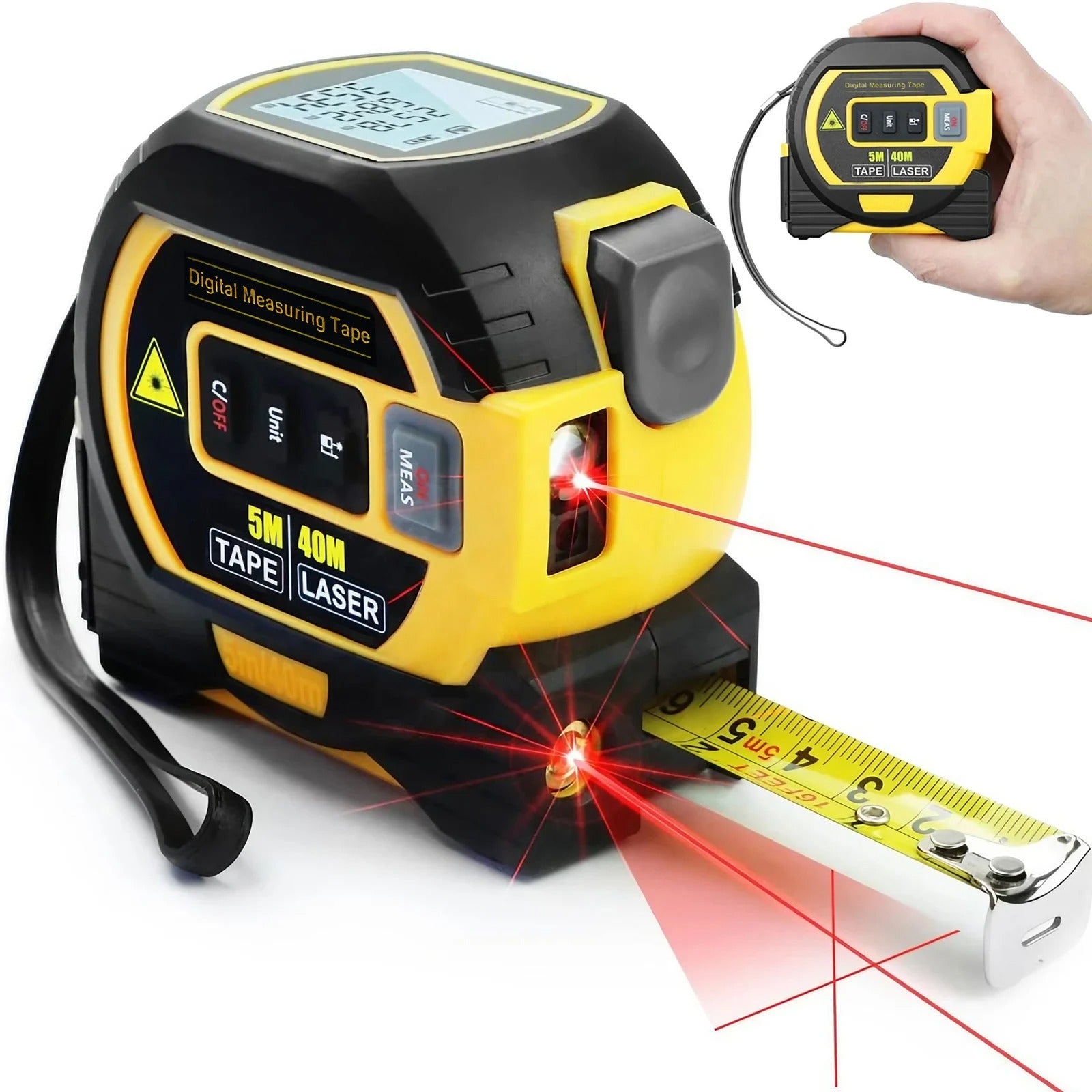 🔥 3-in-1 Laser Tape Measure 40/60M | 0.1mm Precision⚡Infrared Distance Meter🌟【DIY & Construction Pro】Smart Energy-Saving Ruler for Indoor/Outdoor 🔥 3-in-1 Laser Tape Measure 40/60M | 0.1mm Precision⚡Infrared Distance Meter🌟【DIY & Construction Pro】Smart Energy-Saving Ruler for Indoor/Outdoor